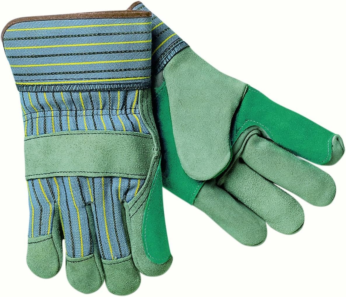 1411XL Select Shoulder Split Cow Double Leather Palm Gloves with 2-1/2-Inch Cuffs, Natural Pearl, X-Large, 1-Pair