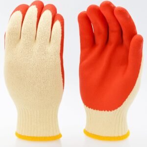 3106-10 String Knit Palm, Latex Dipped Nitrile Coated Work Gloves For General Purpose, 10-Pairsper Pack, Red, Large